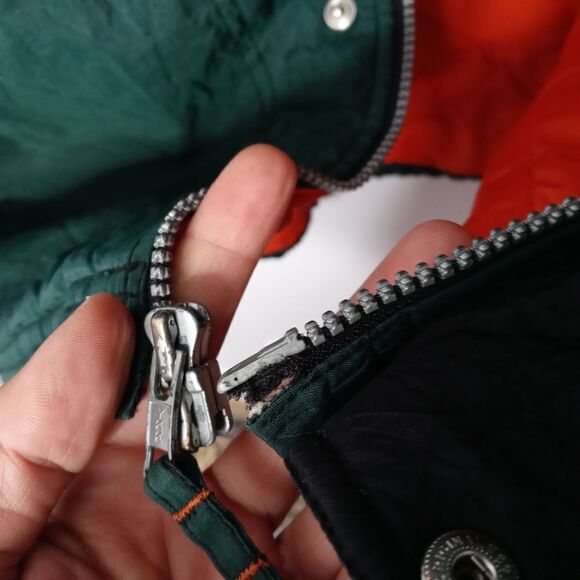 Vintage 80's Nike big logo long jacket size large - Picture 14 of 14